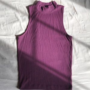 high neck tank top
